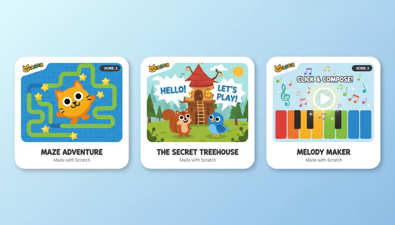 Scratch创作案例展示